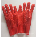 Interlock Liner Work Glove with PVC Dipped, Rough Chip Palm